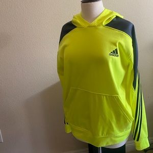 Men’s Yellow Adidas pullover size Large